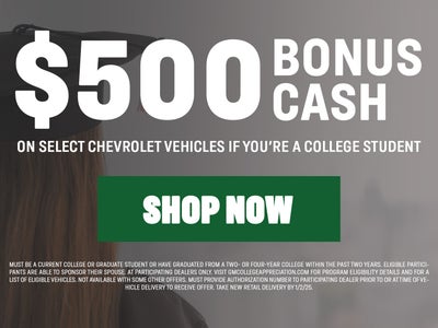 College Student Bonus Cash